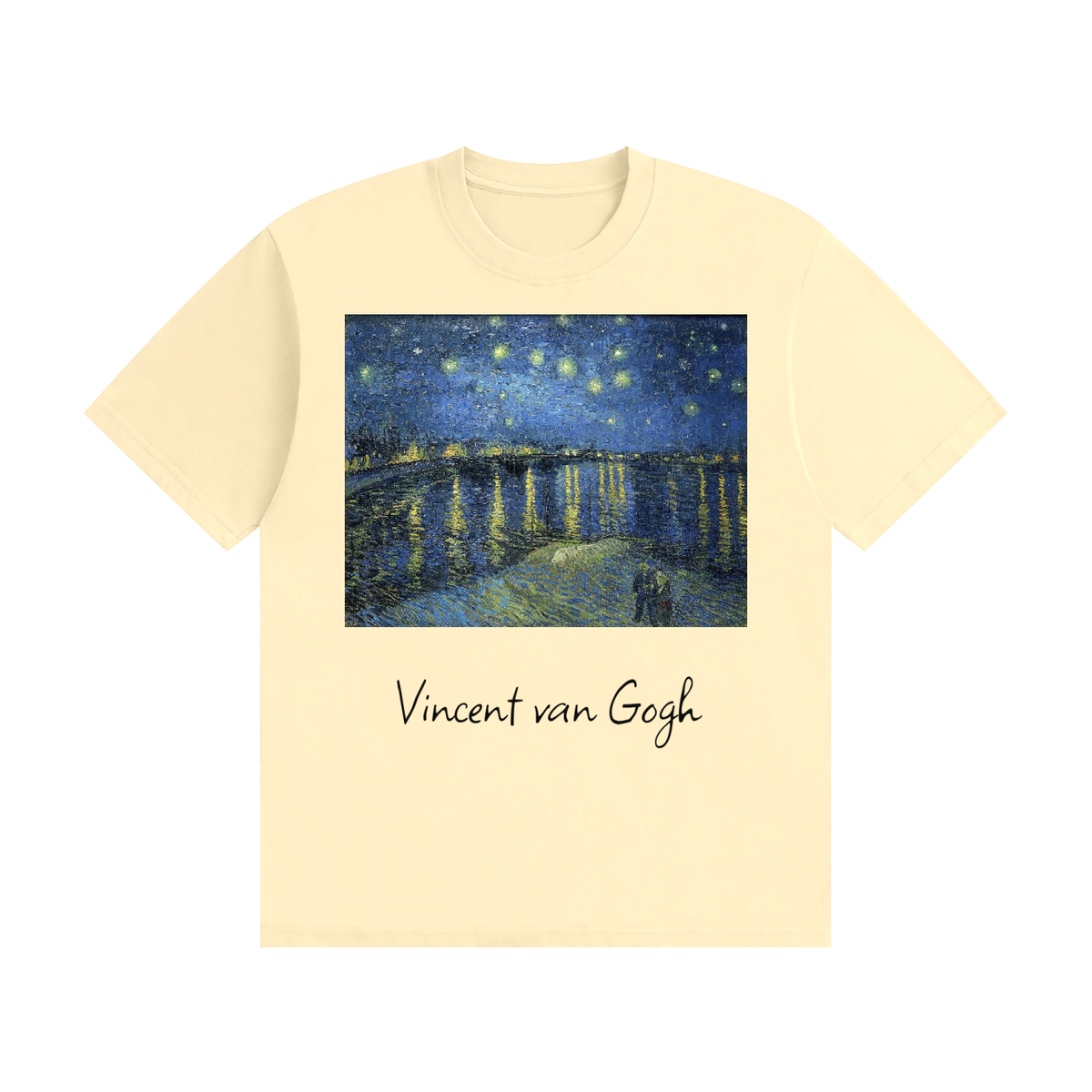 Vincent van Gogh — Starry Night over the Rhône — 200gsm T-Shirt