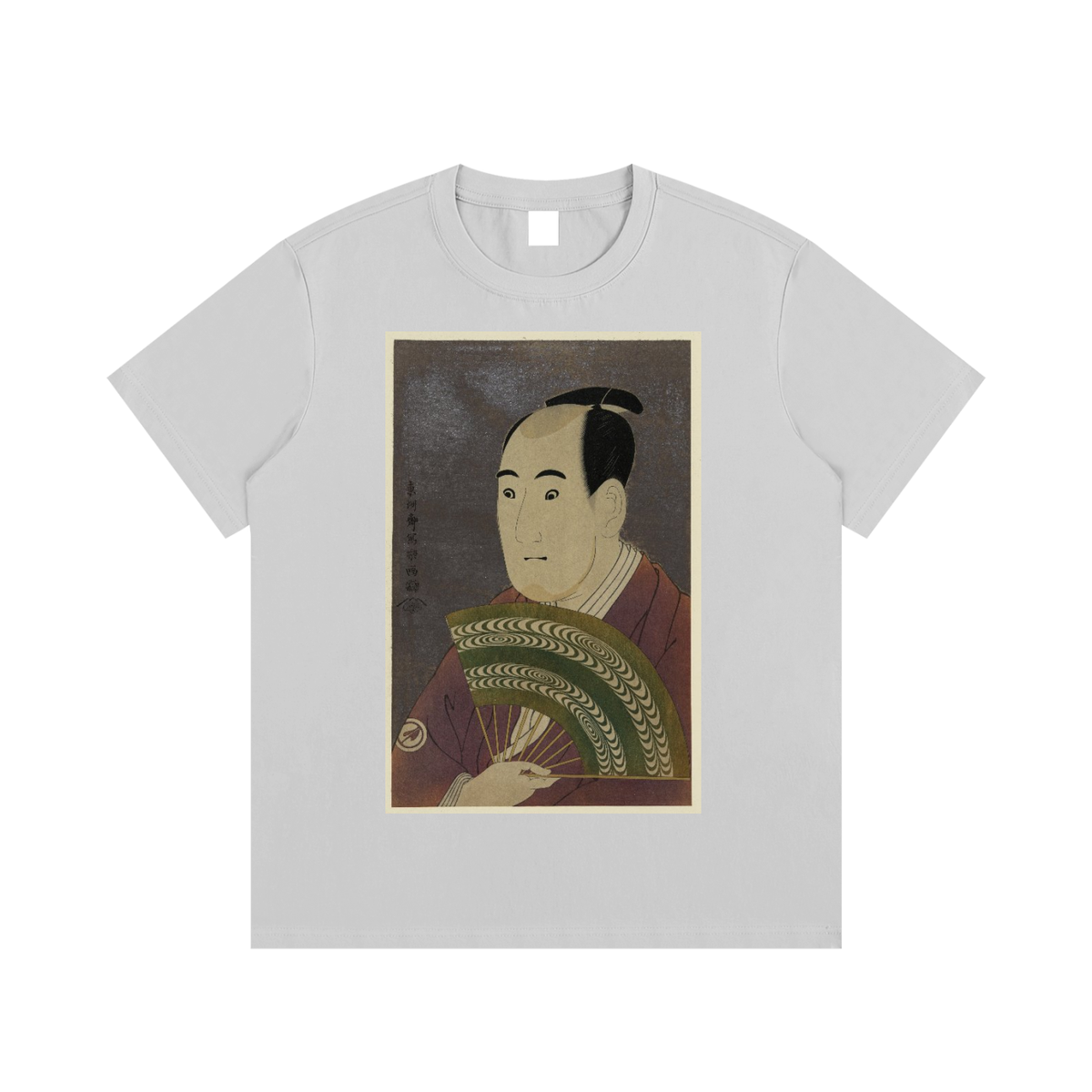 Tōshūsai Sharaku — Kabuki Actor with Fan — 220gsm T-Shirt