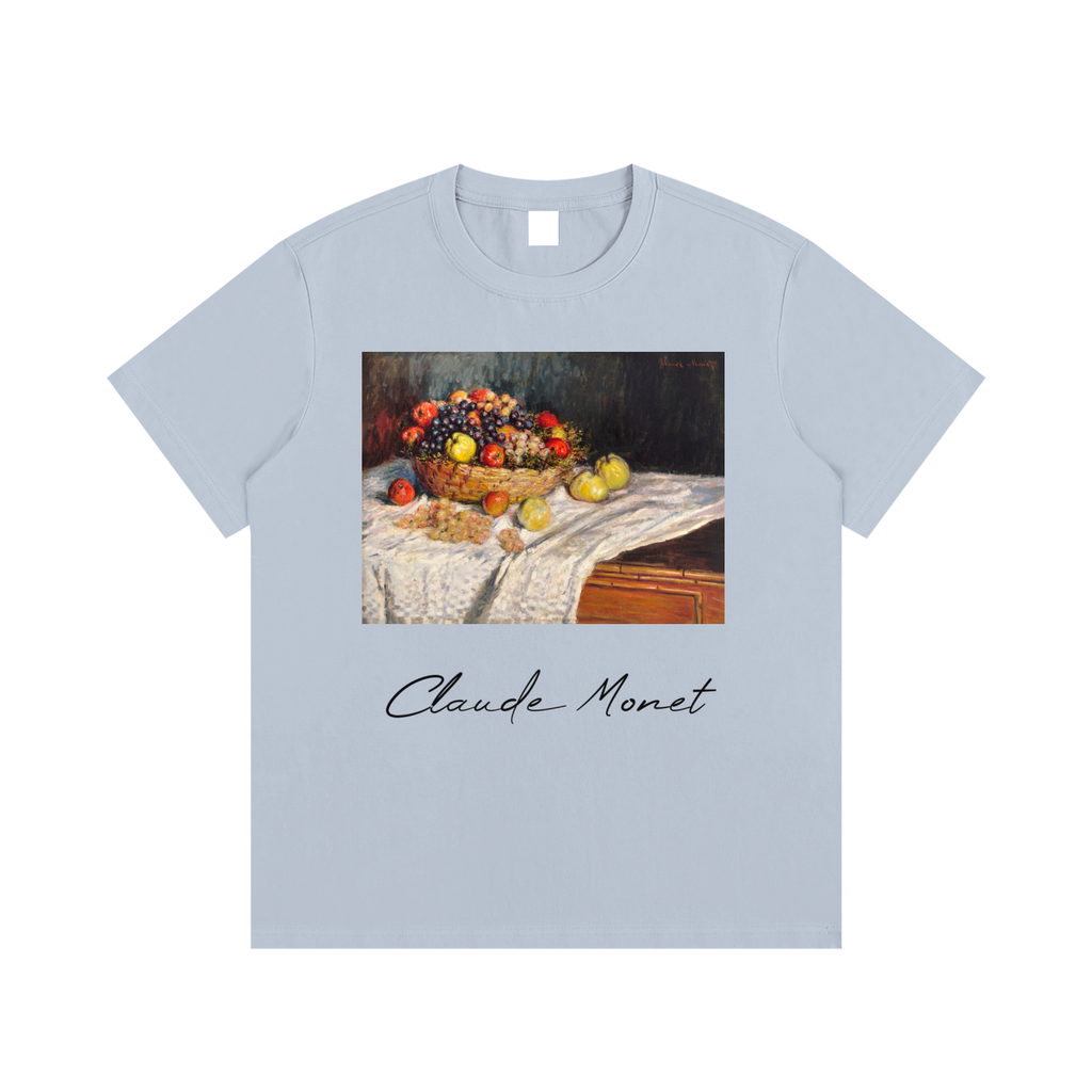 Claude Monet — Still Life with Fruit — 220gsm T-Shirt