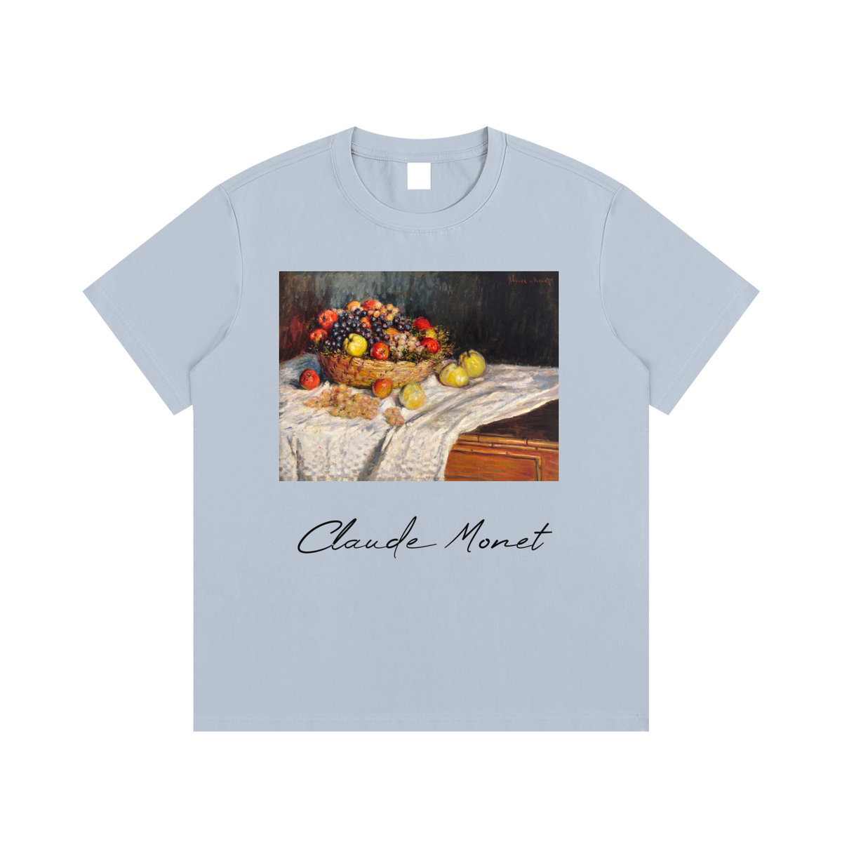 Claude Monet — Still Life with Fruit — 220gsm T-Shirt