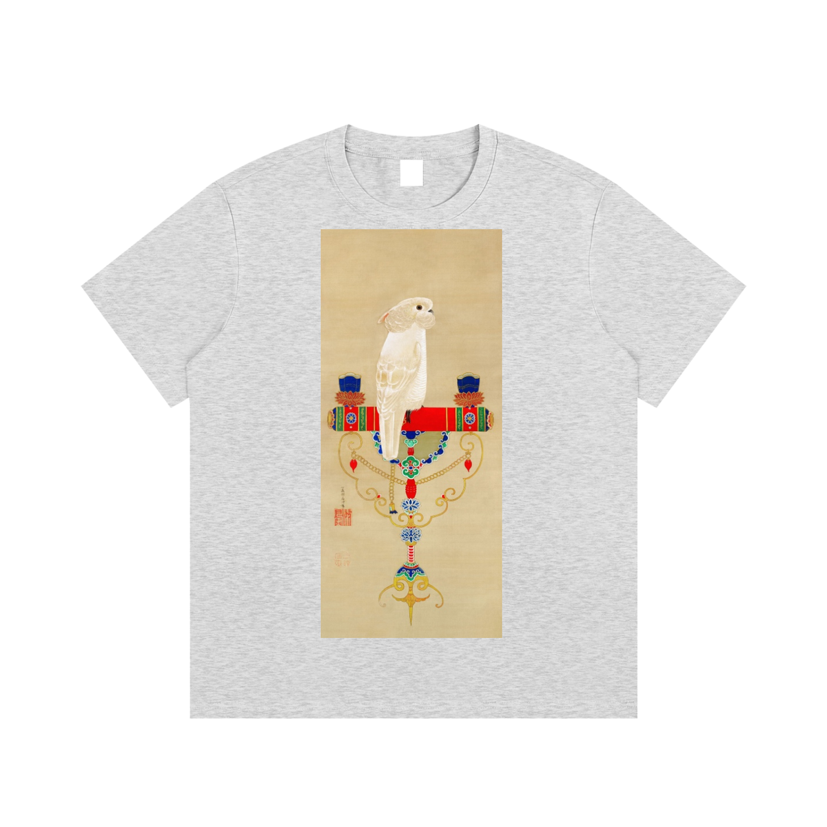 Ogata Kōrin — Cranes and Pine — 220gsm T-Shirt