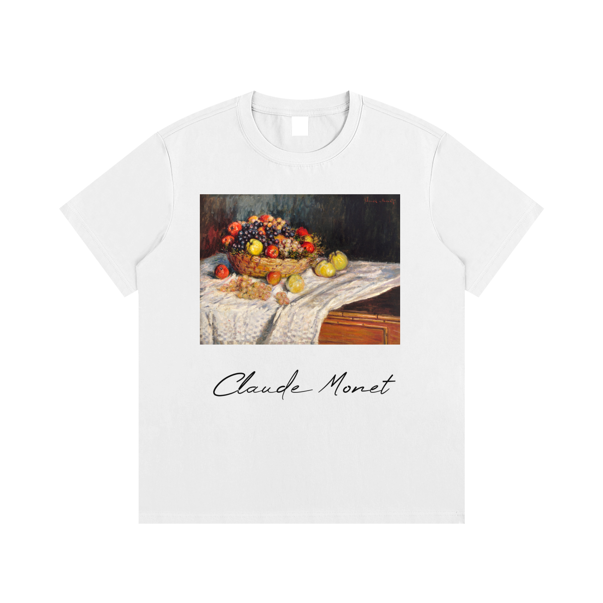 Claude Monet — Still Life with Fruit — 220gsm T-Shirt