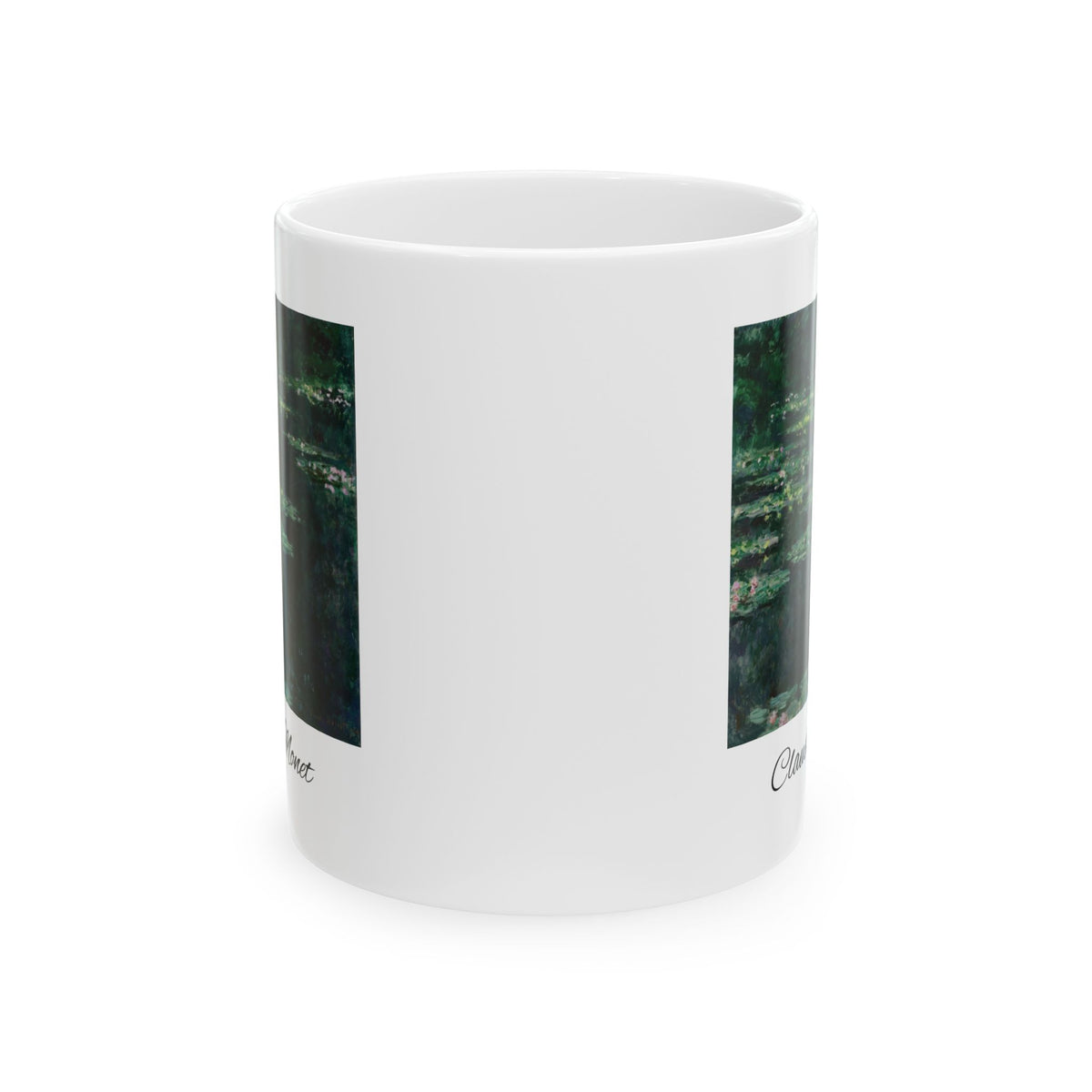 Claude Monet Ceramic Mug — Forest Lake Photo Coffee Cup (11oz & 15oz)