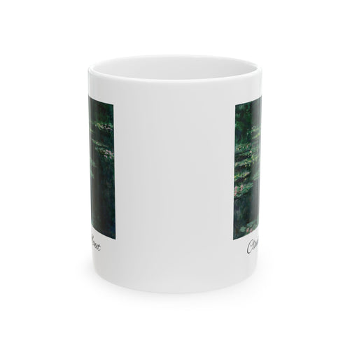 Claude Monet Ceramic Mug — Forest Lake Photo Coffee Cup (11oz & 15oz)