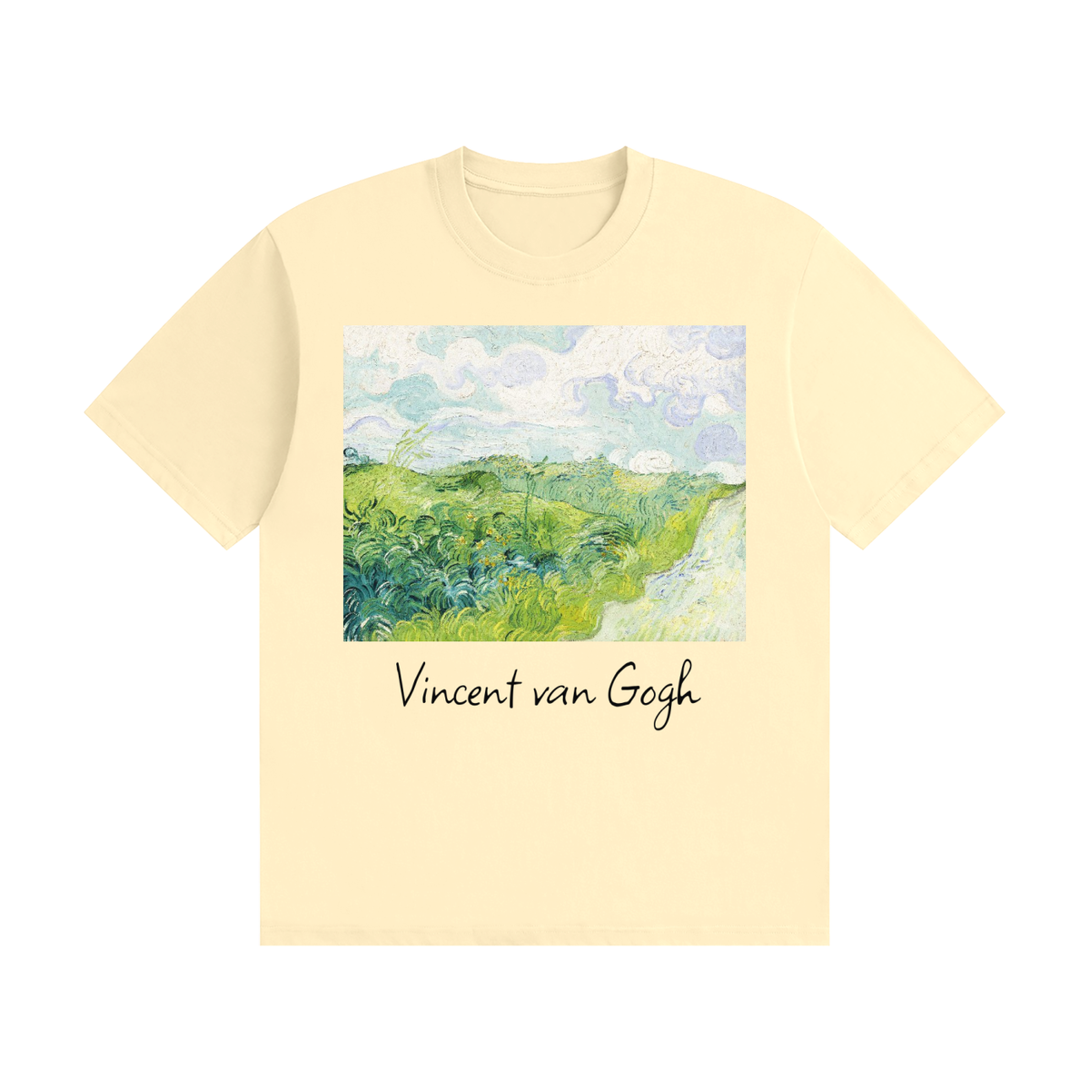 Vincent van Gogh — Green Wheat Field — 200gsm T-Shirt