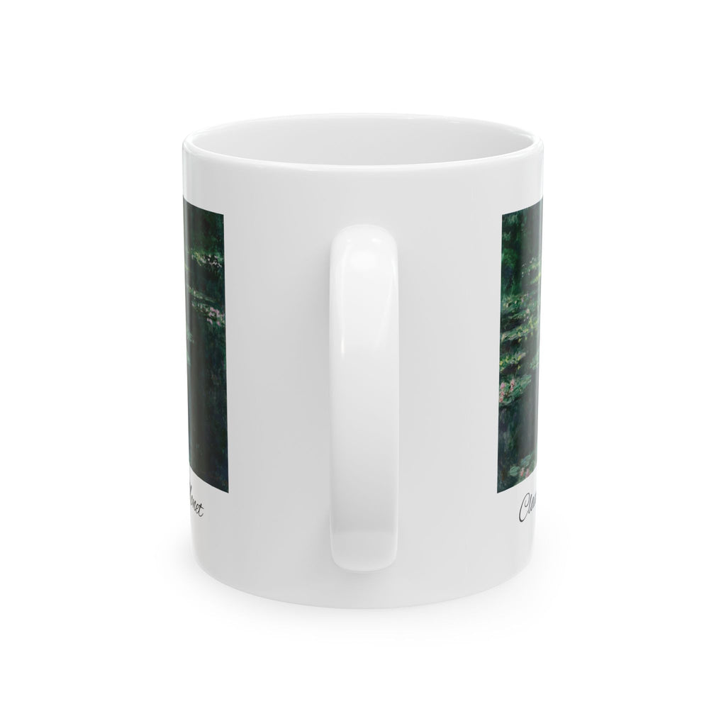 Claude Monet Ceramic Mug — Forest Lake Photo Coffee Cup (11oz & 15oz)