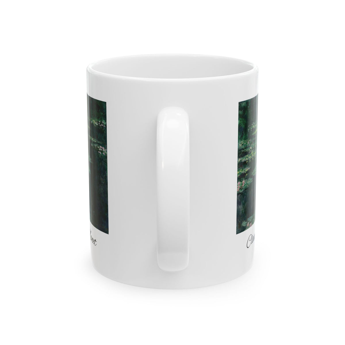 Claude Monet Ceramic Mug — Forest Lake Photo Coffee Cup (11oz & 15oz)