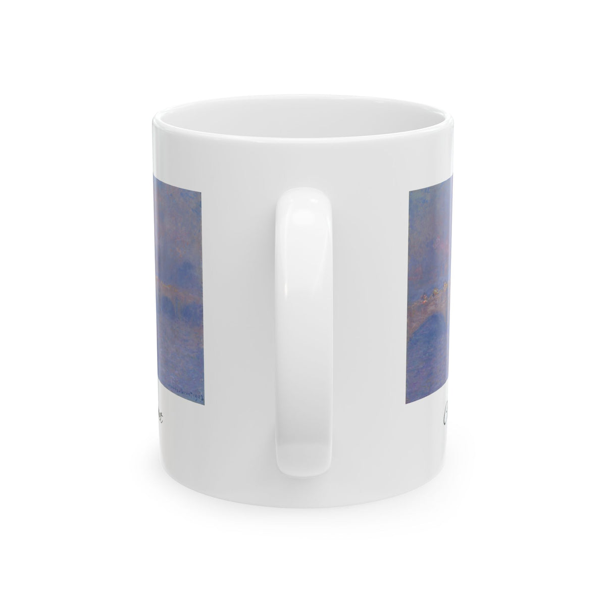 Claude Monet Artisan Ceramic Mug — Claude Monet Bridge Print (11oz & 15oz)