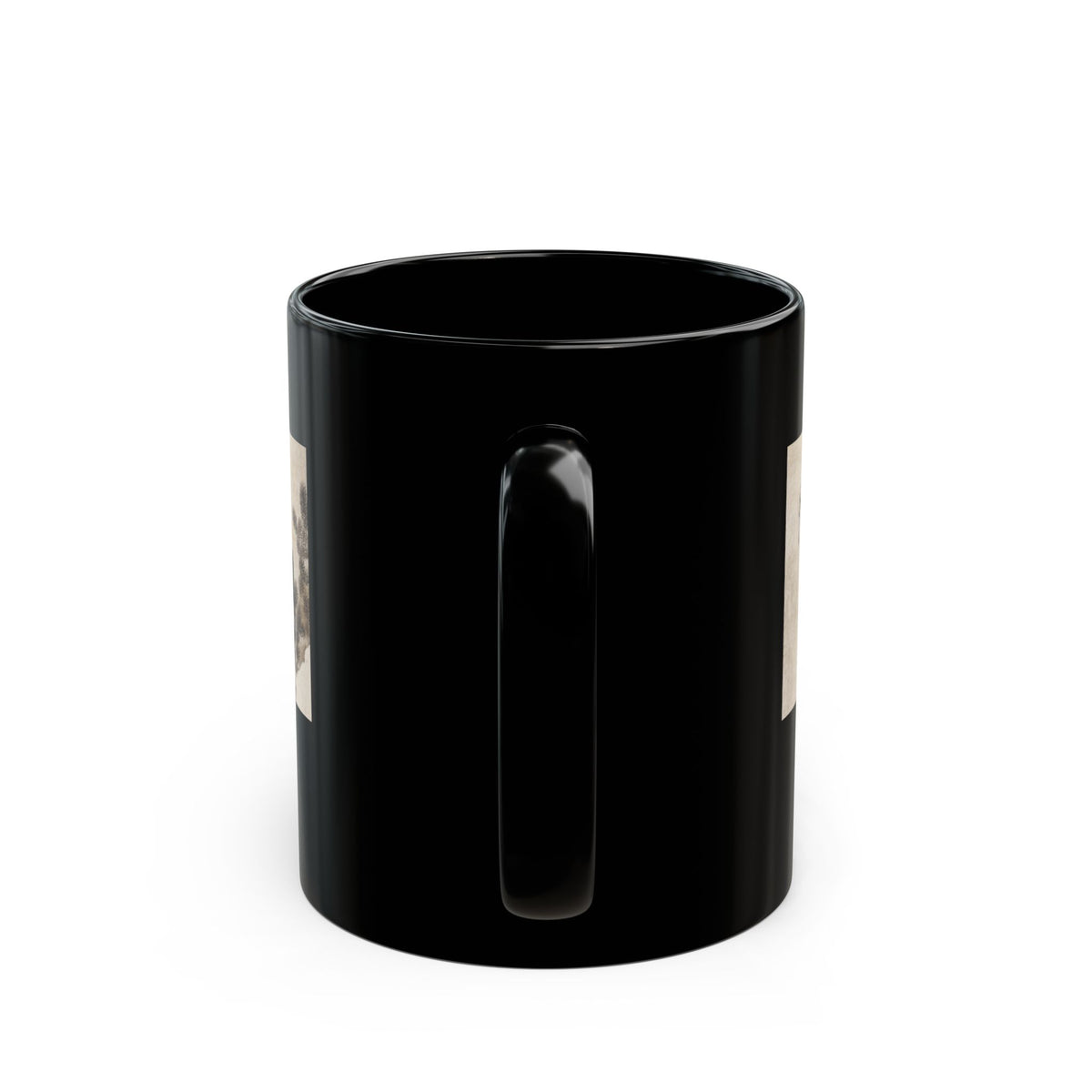 Hokusai Katsushika Hokusai Sunrise Black Ceramic Mug (11oz & 15oz) — Japanese Wave Art Coffee Cup