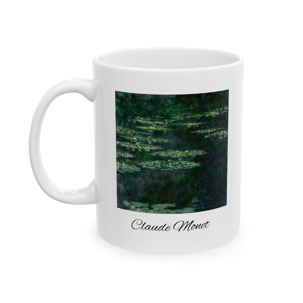 Claude Monet Ceramic Mug — Forest Lake Photo Coffee Cup (11oz & 15oz)