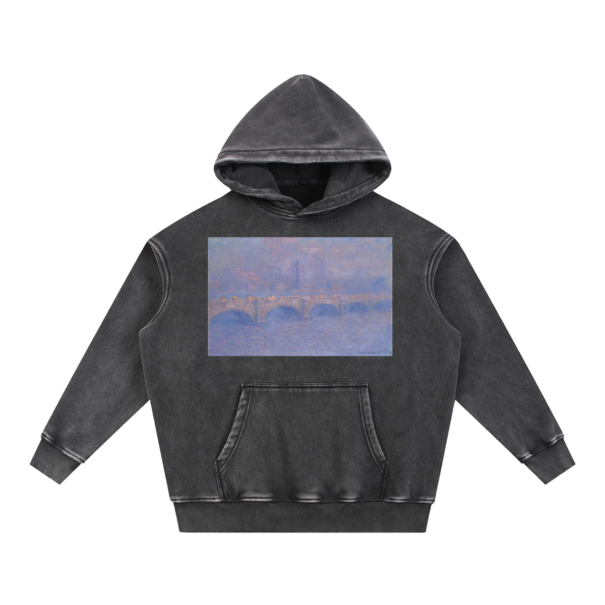 Claude Monet — Impression, Sunrise — 355gsm Hoodie