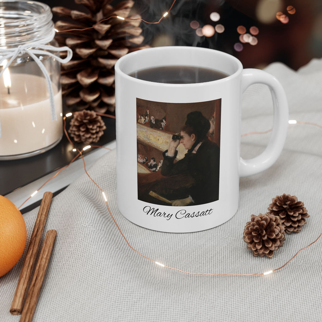 Ceramic Mug — Vintage Coffee Shop Art Print Mug (11oz/15oz)