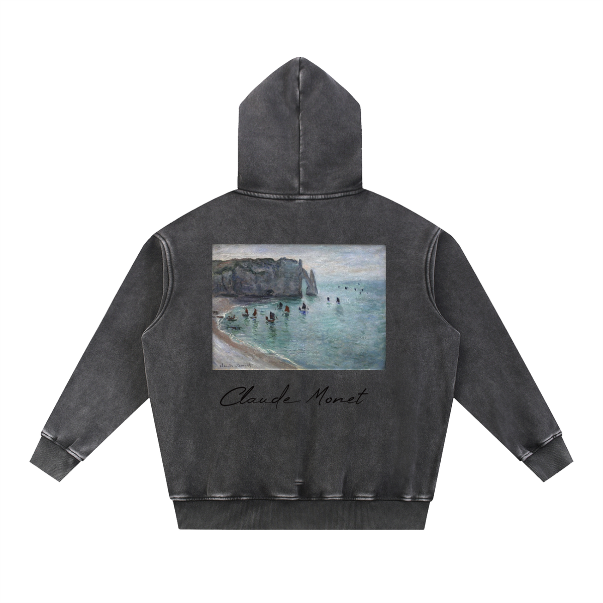 Claude Monet — Break-up of the Ice — 355gsm Hoodie