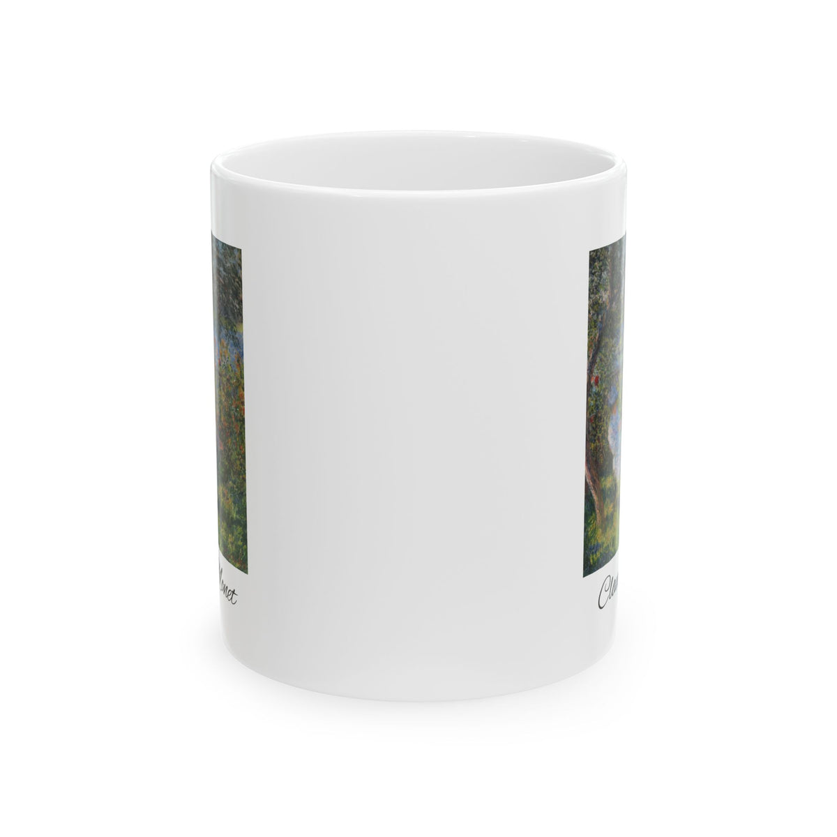 Claude Monet Ceramic Mug — Enchanted Garden Art Coffee Cup (11oz/15oz)