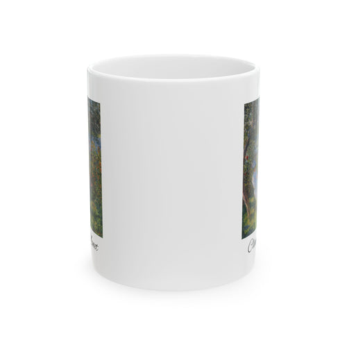 Claude Monet Ceramic Mug — Enchanted Garden Art Coffee Cup (11oz/15oz)