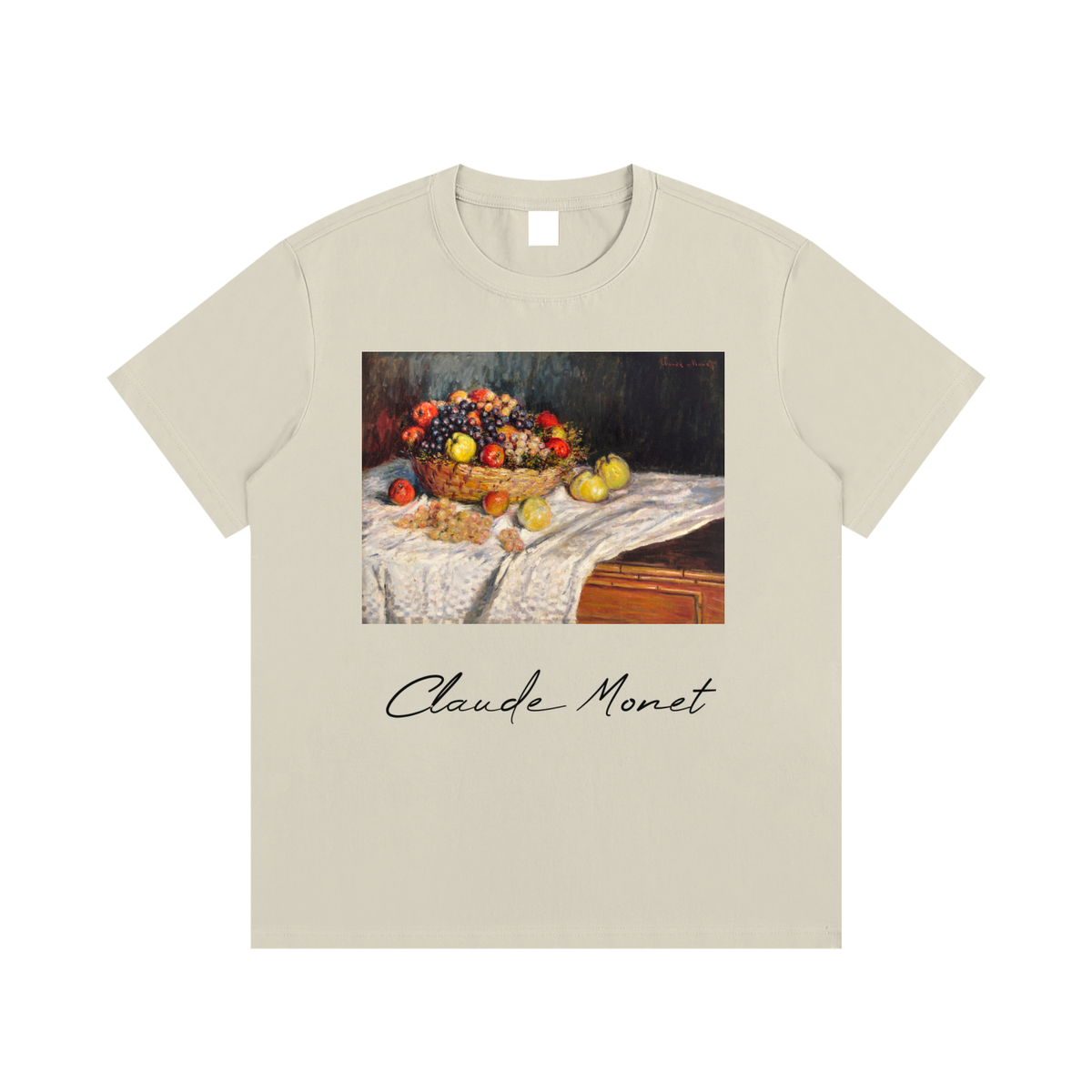 Claude Monet — Still Life with Fruit — 220gsm T-Shirt