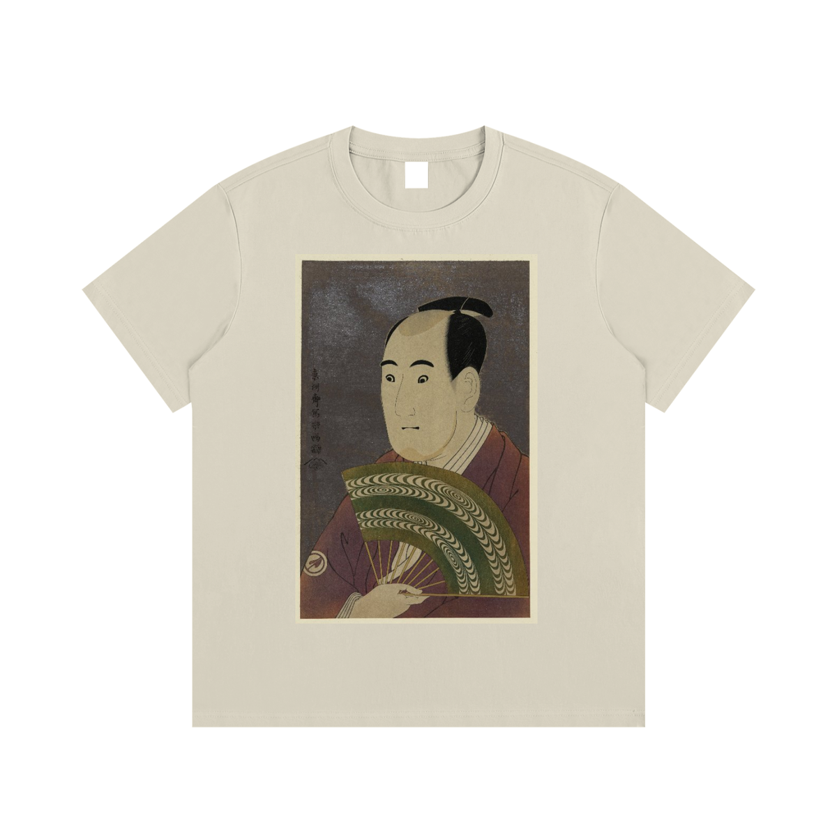 Tōshūsai Sharaku — Kabuki Actor with Fan — 220gsm T-Shirt