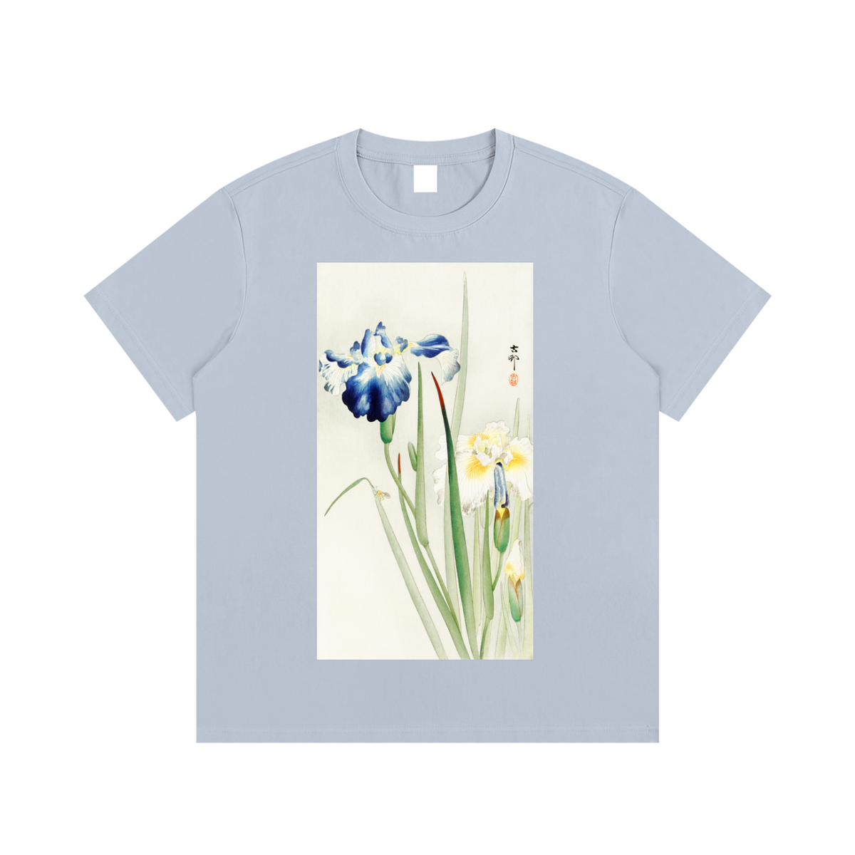Ohara Koson — Iris and Narcissus — 220gsm T-Shirt