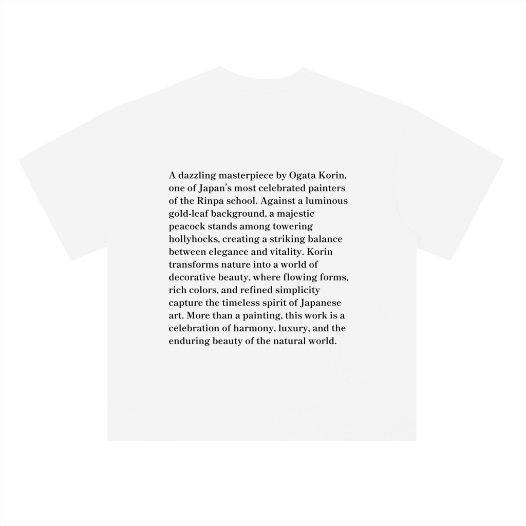 Japonism Musuem Korin Ogata Heavyweight Drop Shoulder Cotton T-Shirt (300gsm)