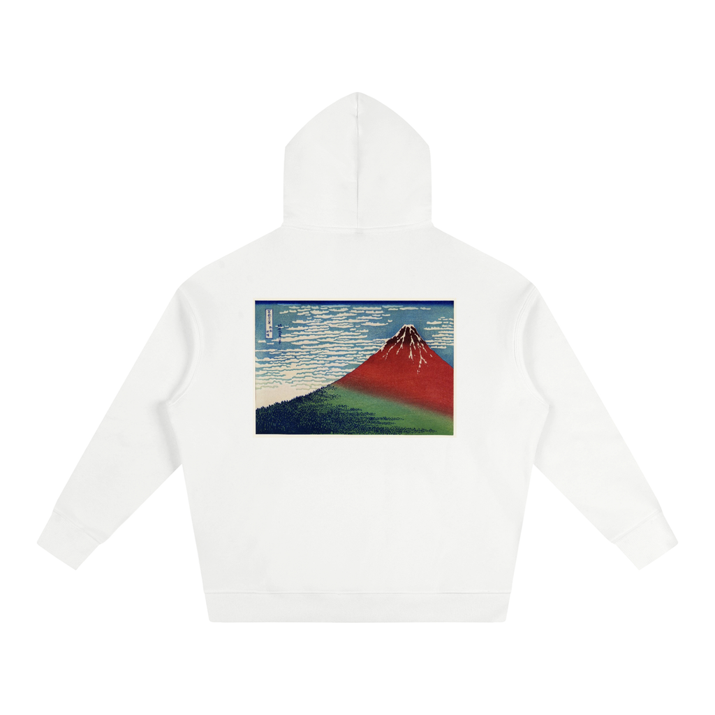 Utagawa Hiroshige — Naruto Whirlpools, Awa Province — 350gsm Hoodie