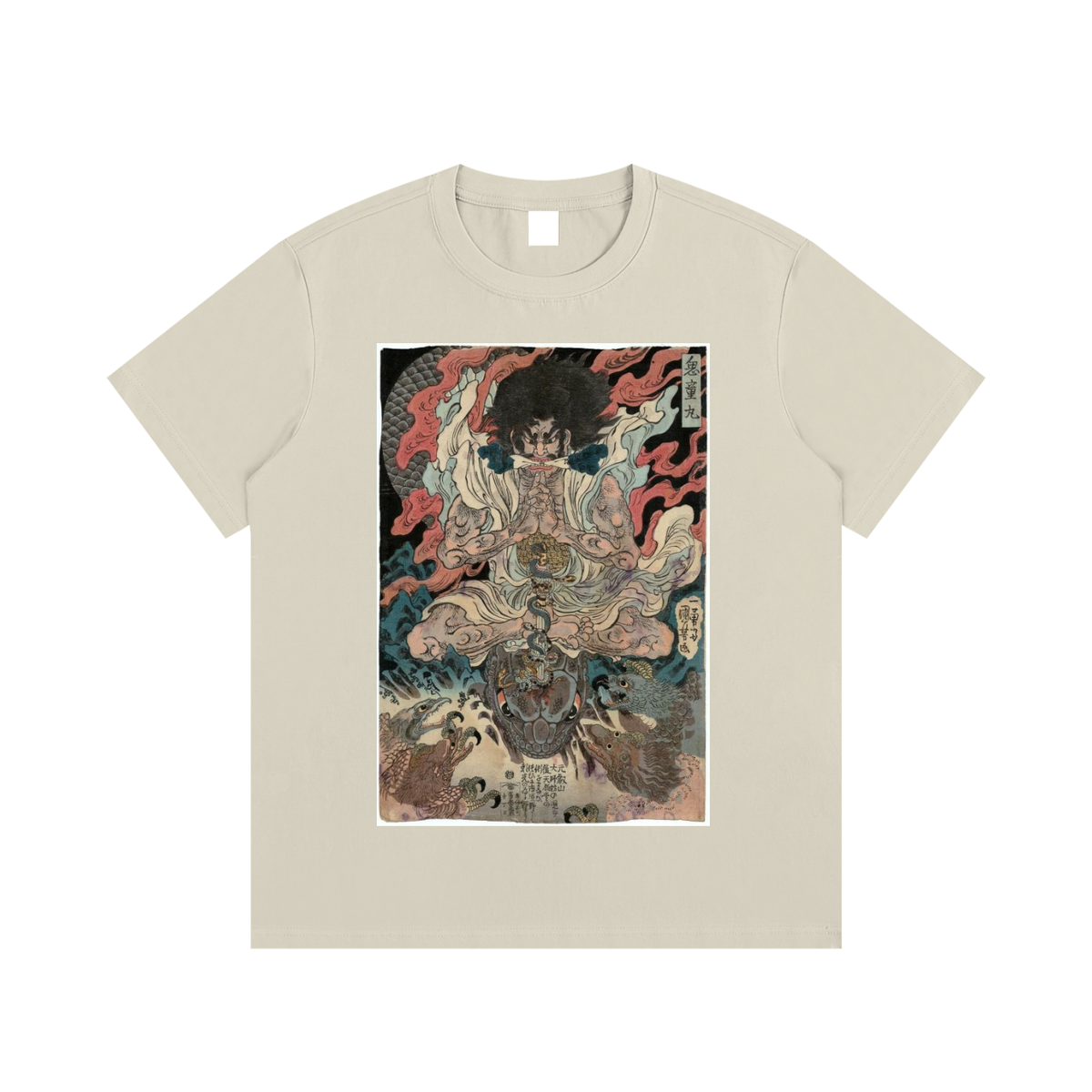 Utagawa Kuniyoshi — Warrior in Battle — 220gsm T-Shirt