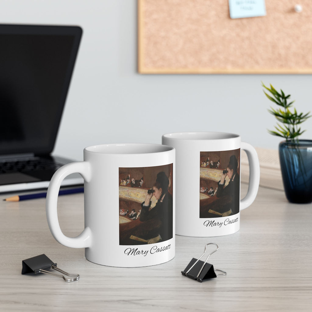 Ceramic Mug — Vintage Coffee Shop Art Print Mug (11oz/15oz)