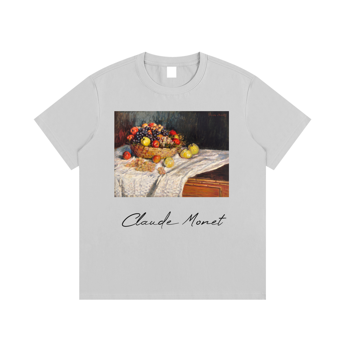 Claude Monet — Still Life with Fruit — 220gsm T-Shirt