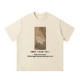Japonism Museum Kyosai Kawanabe White Eagle Unisex Oversized T-Shirt (300gsm)