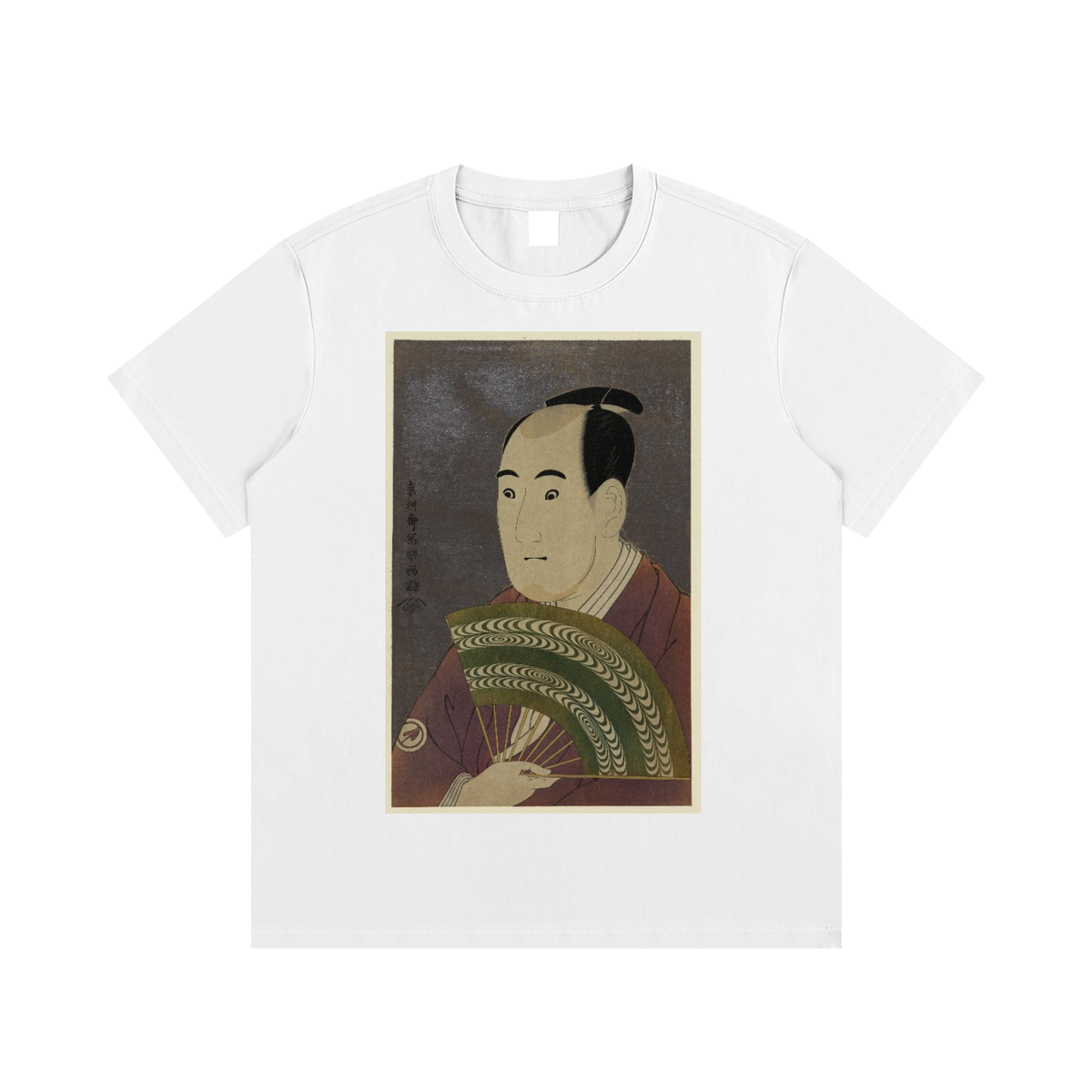 Tōshūsai Sharaku — Kabuki Actor with Fan — 220gsm T-Shirt