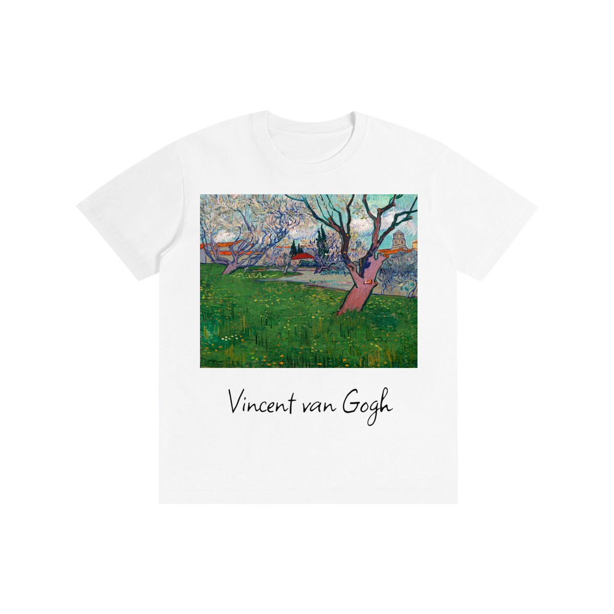 Vincent van Gogh — Orchard in Blossom — 220gsm T-Shirt