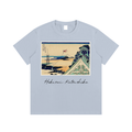 Katsushika Hokusai — Kajikazawa in Kai Province — 220gsm T-Shirt