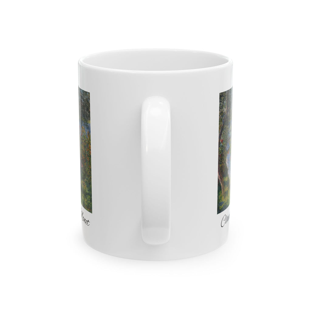 Claude Monet Ceramic Mug — Enchanted Garden Art Coffee Cup (11oz/15oz)