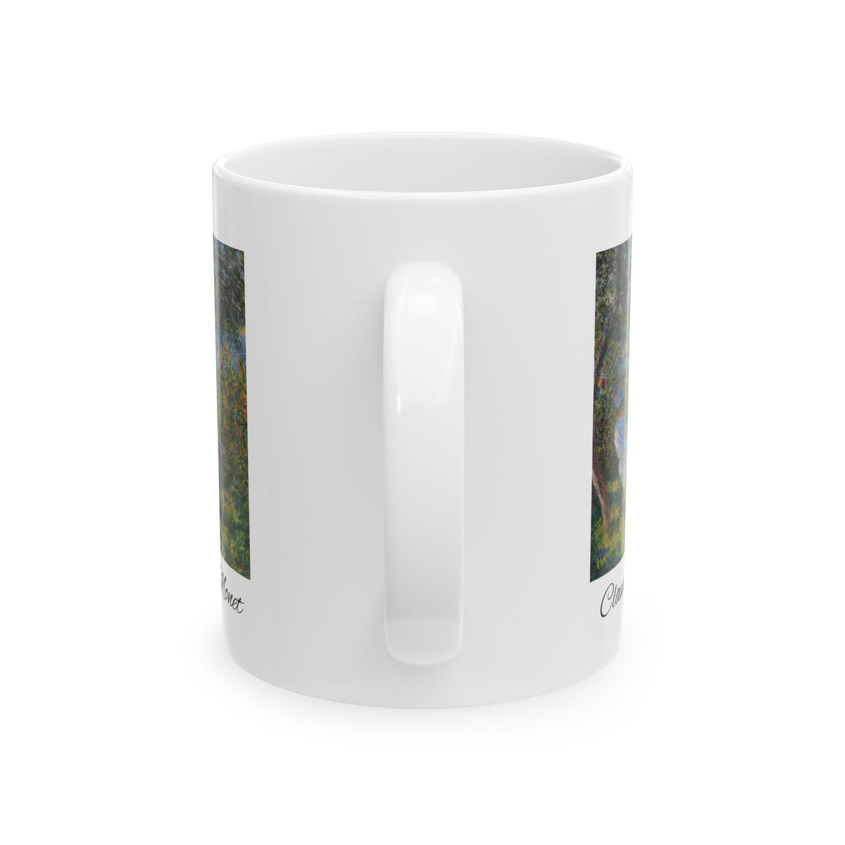 Claude Monet Ceramic Mug — Enchanted Garden Art Coffee Cup (11oz/15oz)