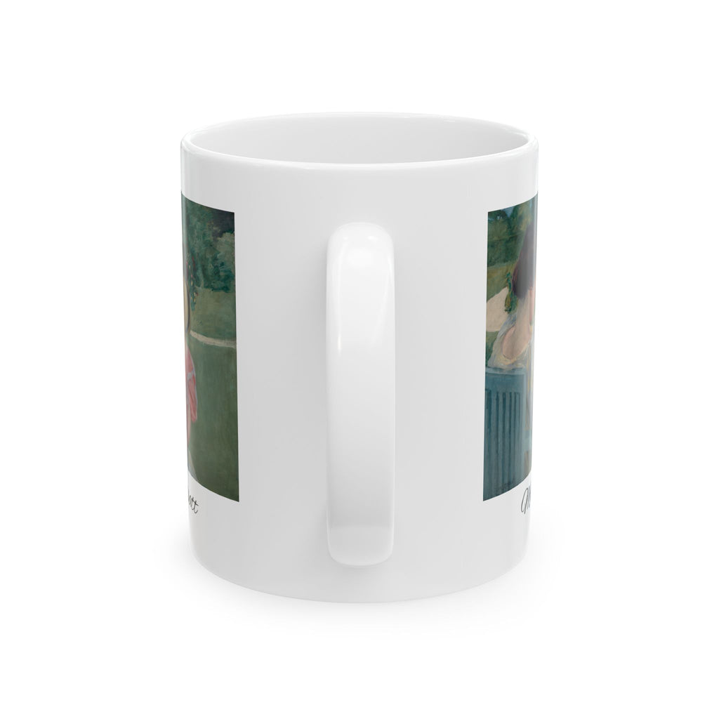 Mary Cassatt Impressionist Ladies Ceramic Mug — Vintage Garden Art Coffee Cup (11oz & 15oz)