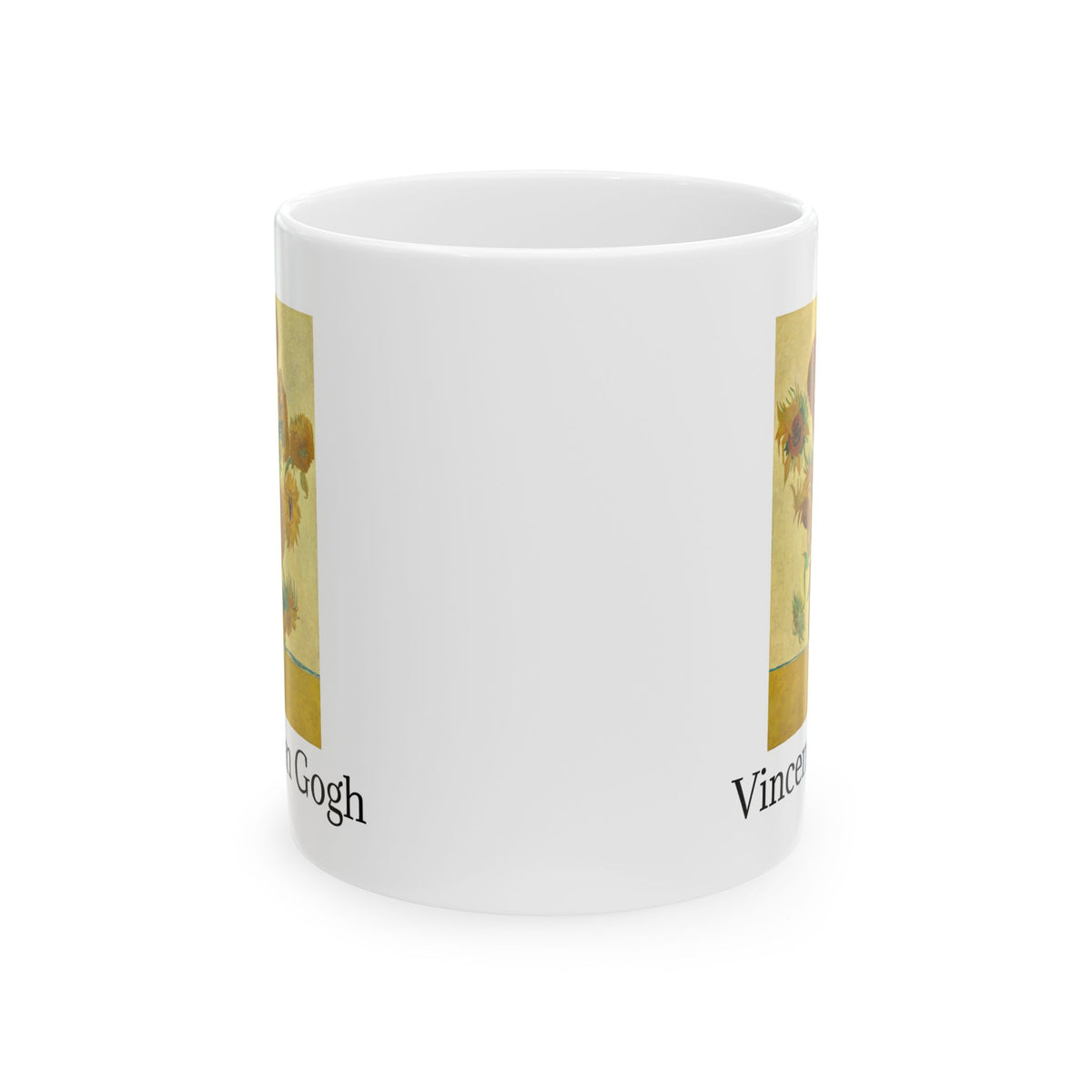 Vincent van Gogh Sunflowers Ceramic Mug — Fine Art Coffee Cup (11oz & 15oz)