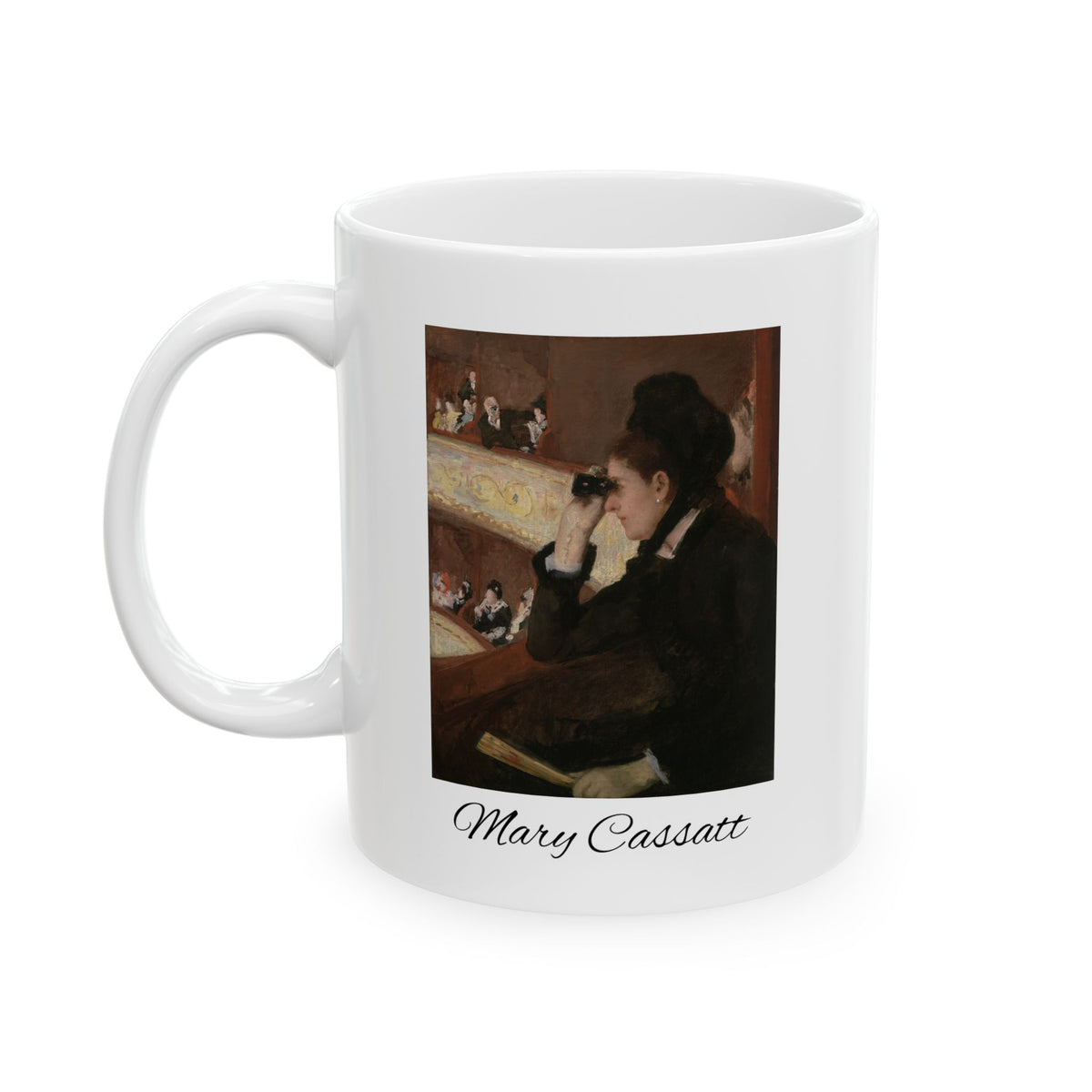 Ceramic Mug — Vintage Coffee Shop Art Print Mug (11oz/15oz)