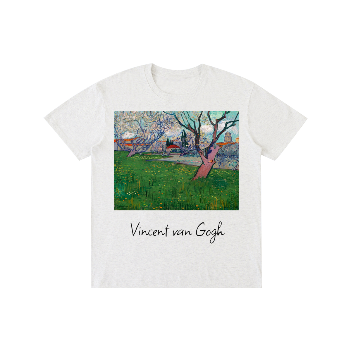 Vincent van Gogh — Orchard in Blossom — 220gsm T-Shirt