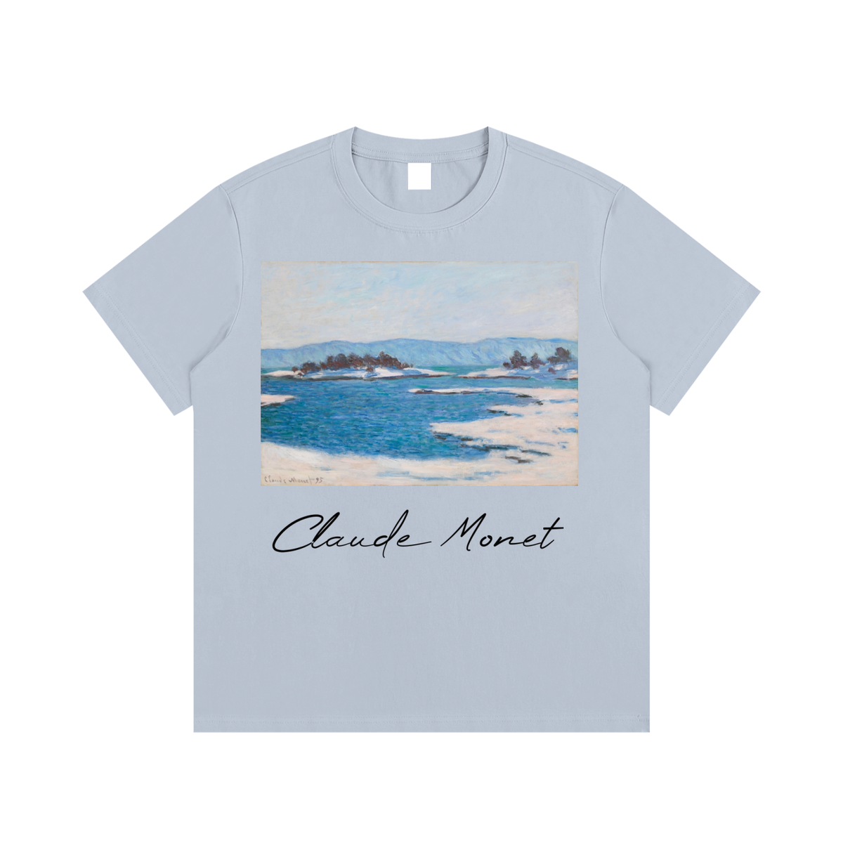 Claude Monet — Coastal Scene — 220gsm T-Shirt