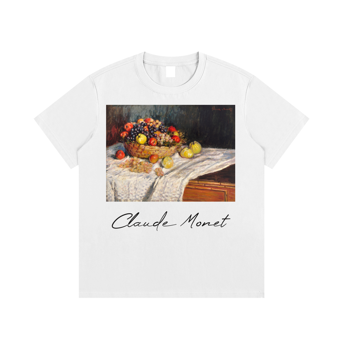 Claude Monet — Still Life with Fruit — 220gsm T-Shirt