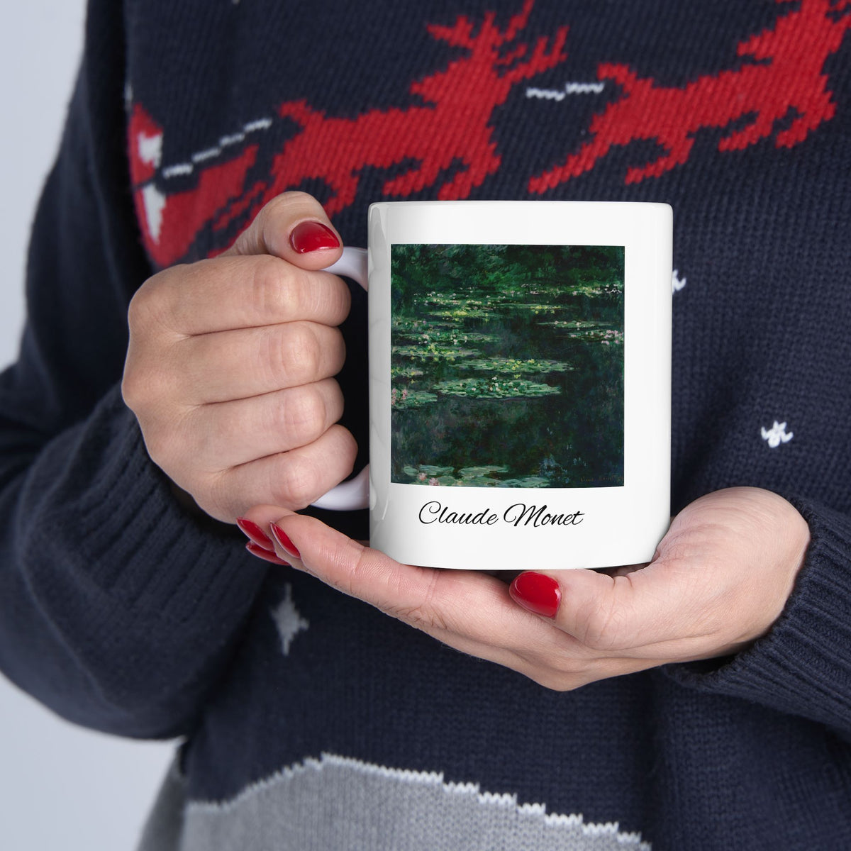 Claude Monet Ceramic Mug — Forest Lake Photo Coffee Cup (11oz & 15oz)
