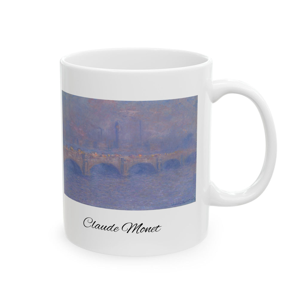 Claude Monet Artisan Ceramic Mug — Claude Monet Bridge Print (11oz & 15oz)