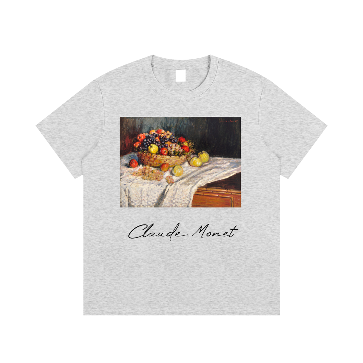 Claude Monet — Still Life with Fruit — 220gsm T-Shirt