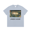 Keisai Eisen — Station on the Kiso Kaidō — 220gsm T-Shirt