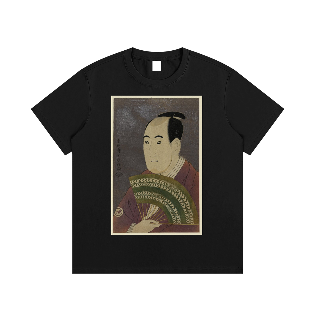 Tōshūsai Sharaku — Kabuki Actor with Fan — 220gsm T-Shirt