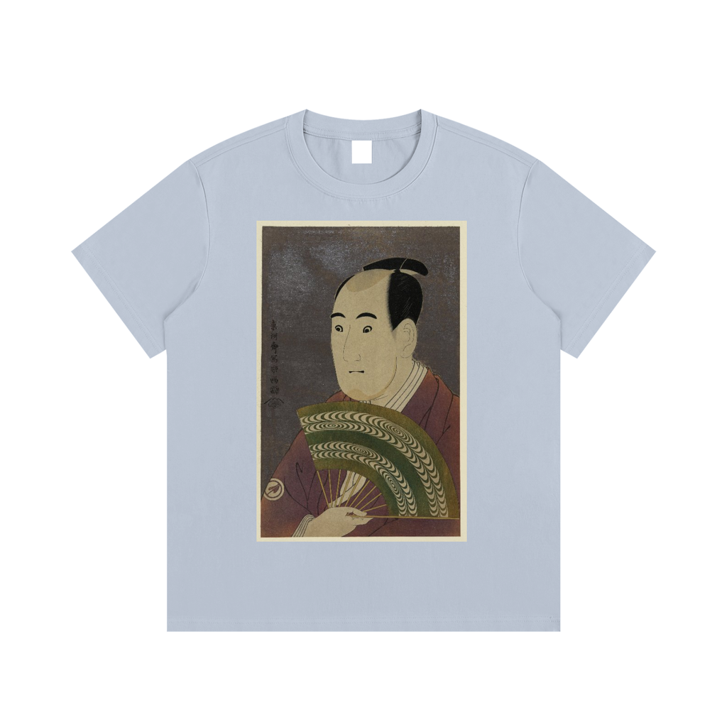 Tōshūsai Sharaku — Kabuki Actor with Fan — 220gsm T-Shirt