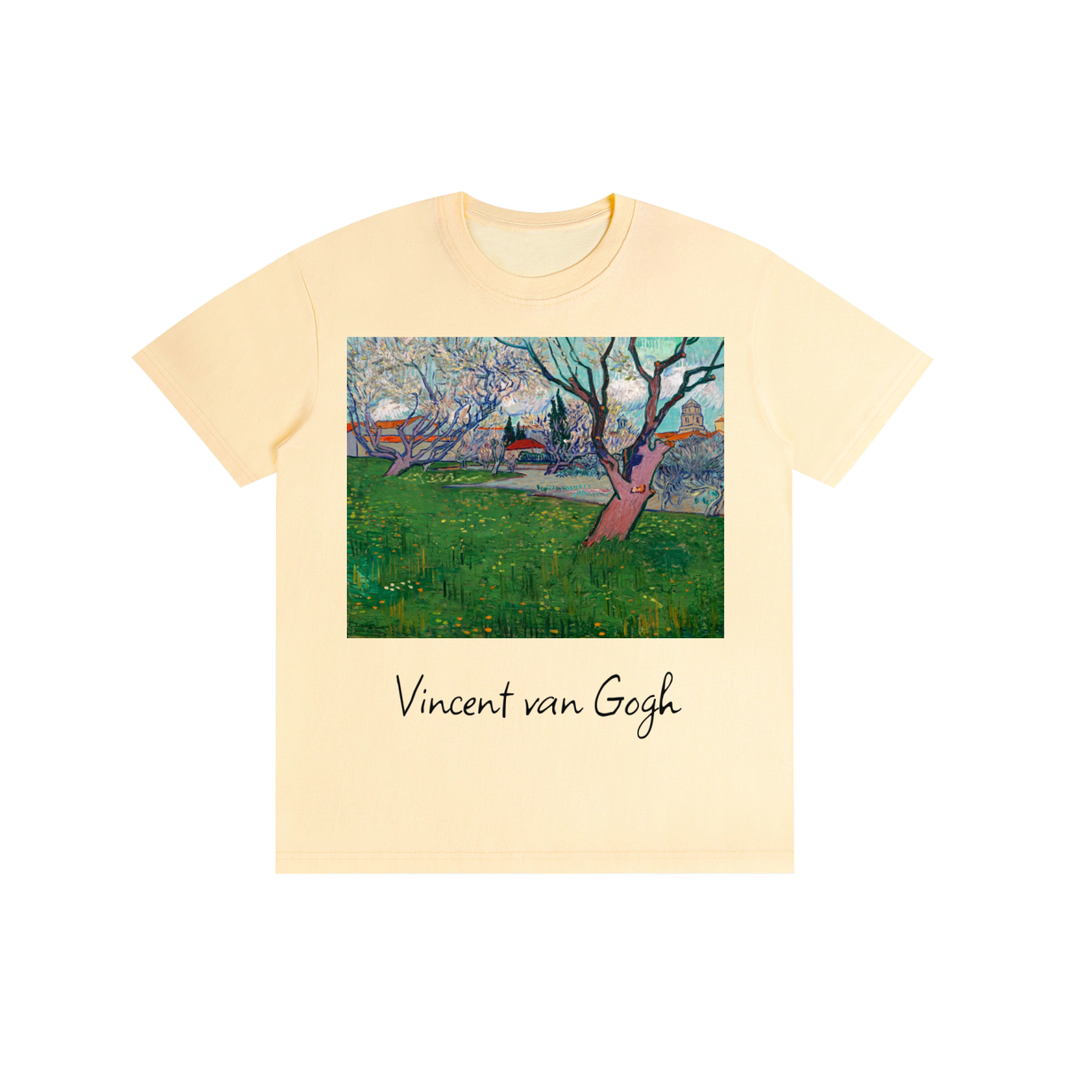 Vincent van Gogh — Orchard in Blossom — 220gsm T-Shirt