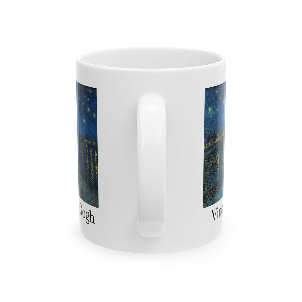 Vincent van Gogh Starry Night Over the Rhône Ceramic Mug — 11oz/15oz Art Coffee Cup