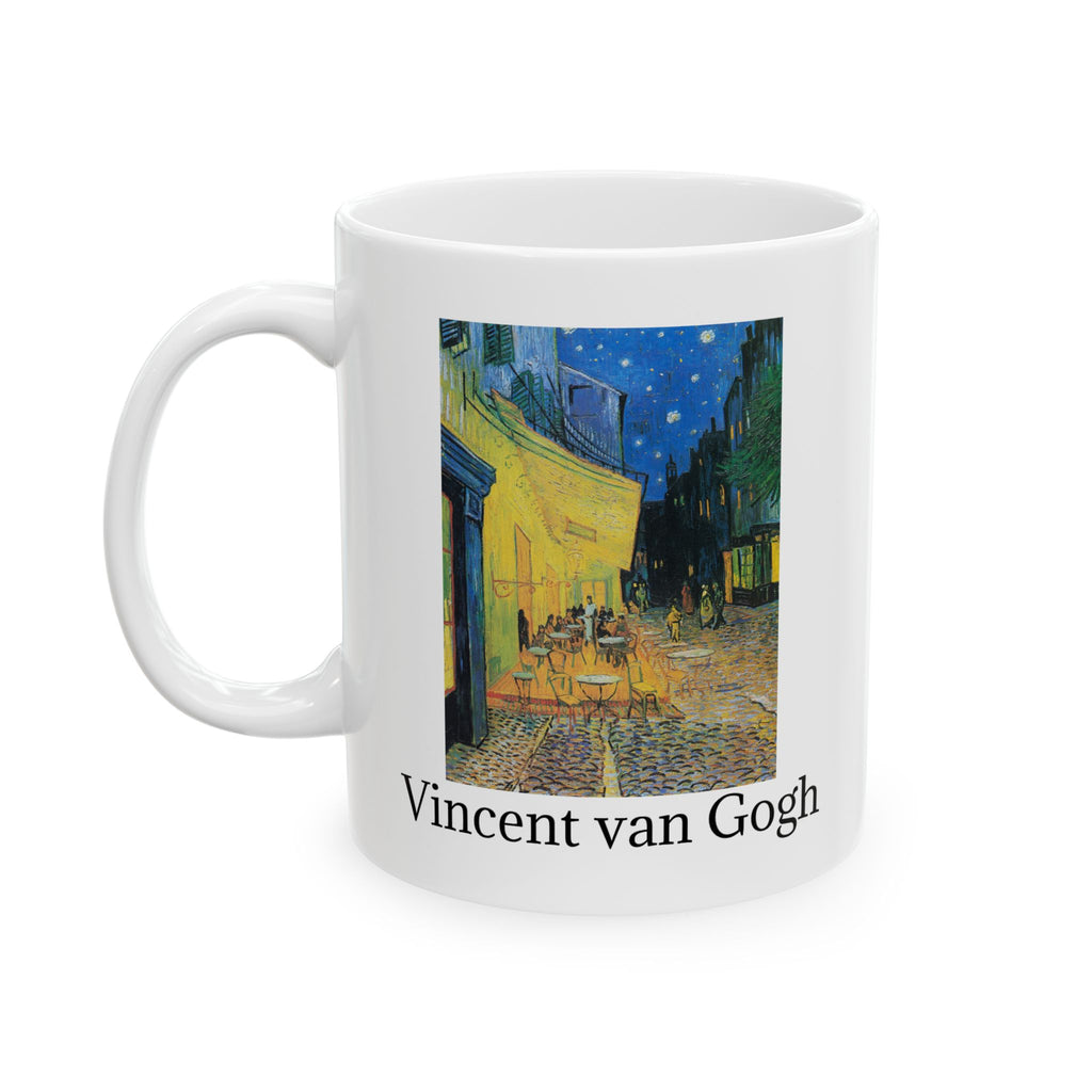 Vincent van Gogh Night Café Ceramic Mug — Art Museum Reproduction Coffee Cup (11oz, 15oz)