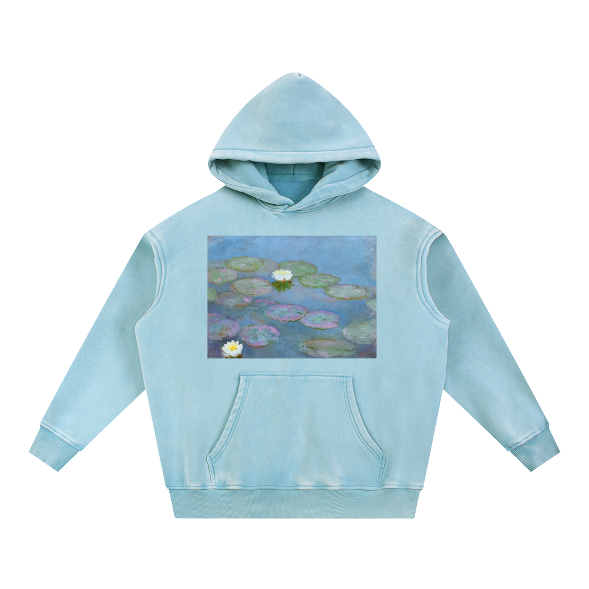 Claude Monet — Water Lilies — 355gsm Hoodie