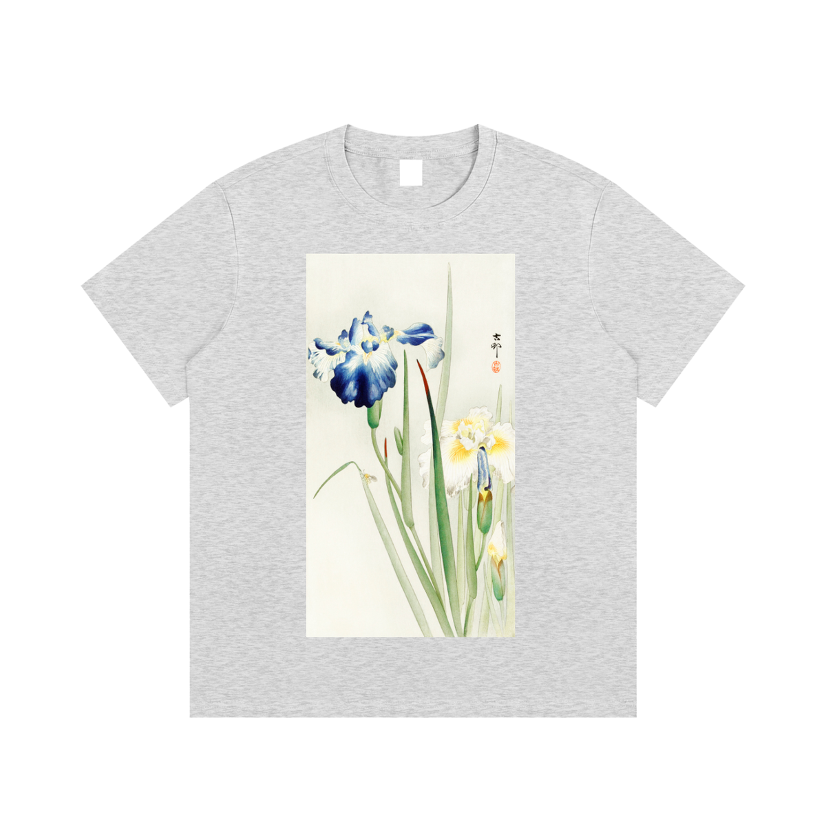 Ohara Koson — Iris and Narcissus — 220gsm T-Shirt